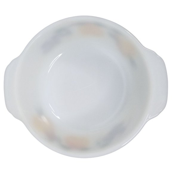 Vtg Fire King 1.5 Quart Casserole Dish Fruit Pattern Hand Painted Anchor Hocking - Picture 6 of 10